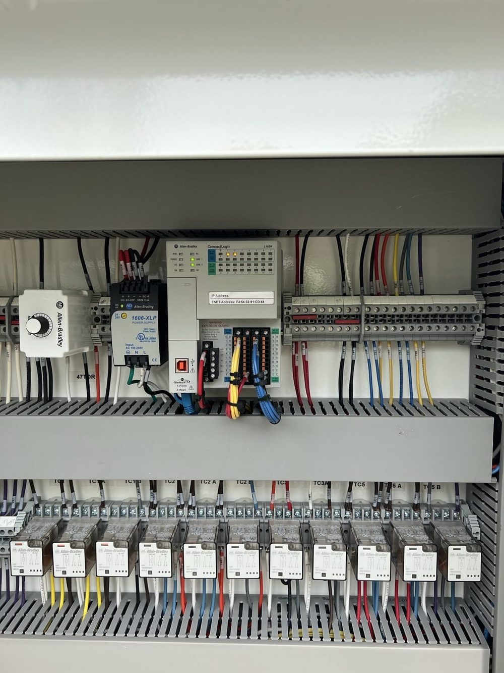 CompactLogix PLC control panel